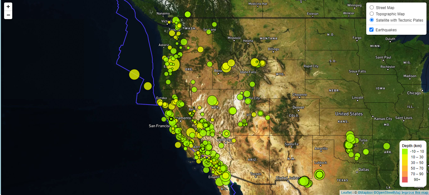 Earthquake II Map